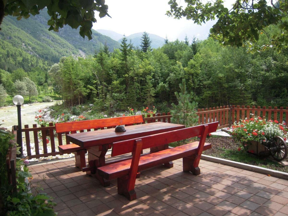 Apartmaji In Sobe Cuder Soča Kültér fotó
